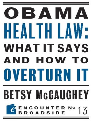 cover image of Obama Health Law